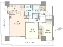 【愛知県/名古屋市千種区内山】ザ・ファインタワー名古屋今池 間取り図