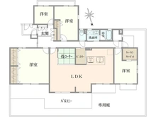 【愛知県/名古屋市天白区音聞山】グランドメゾン八事音聞山 間取り図