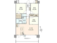 【愛知県/名古屋市緑区鶴が沢】ファミリアーレ徳重ヒルズ 間取り図