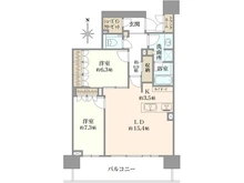 【愛知県/名古屋市東区主税町】ローレルコート主税町 間取り図