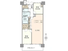【愛知県/名古屋市東区代官町】ライオンズプレティナレジデンス 間取り図