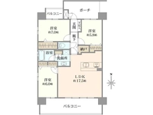 【愛知県/名古屋市守山区八反】カルティア瓢箪山II 間取り図