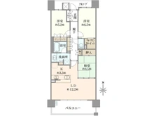 【愛知県/名古屋市名東区社台】パークホームズ上社ガーデンヴィスタ 間取り図