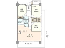【愛知県/名古屋市東区矢田南】フレストシティ矢田南 間取り図