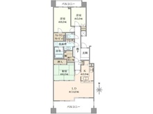 【愛知県/名古屋市千種区新池町】東山シティハウス 間取り図