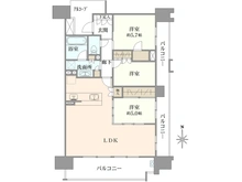 【愛知県/名古屋市中区上前津】パークコート上前津プレミアプラス 間取り図