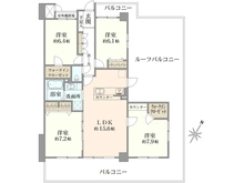 【愛知県/名古屋市天白区平針南】ロイヤルマンション平針台 間取り図