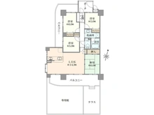 【愛知県/名古屋市港区稲永】ライオンズガーデン稲永 間取り図