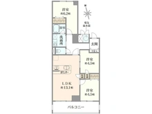 【愛知県/名古屋市名東区名東本町】ライオンズマンション虹ヶ丘 間取り図