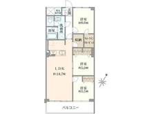 【愛知県/名古屋市千種区新池町】エスポア東山 B棟 間取り図