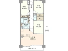 【愛知県/名古屋市中区栄】グラン・コート白川公園 間取り図