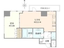 【愛知県/名古屋市千種区末盛通】プラウドタワー覚王山 間取り図