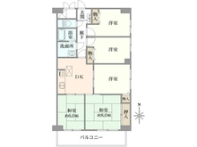 【愛知県/名古屋市昭和区八事富士見】ライオンズマンション八事ガーデン弐番館 間取り図