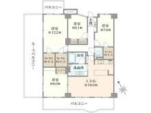 【愛知県/名古屋市千種区内山】ハートヒルズ千種 間取り図