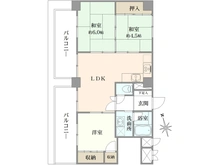 【愛知県/名古屋市中区松原】トーカンマンション松原 間取り図