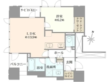 【愛知県/名古屋市中区丸の内】プラウドタワー名古屋丸の内ステーションマークス 間取り図