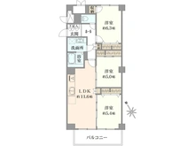 【愛知県/名古屋市瑞穂区山下通】ライオンズマンション瑞穂公園 間取り図
