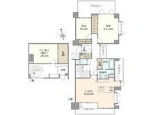 【愛知県/名古屋市天白区御幸山】D’グランセ八事御幸山 間取り図