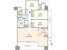【愛知県/名古屋市東区代官町】ライオンズ代官町レジデンス 間取り図