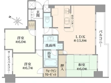 【愛知県/名古屋市千種区萩岡町】ロイヤルシャトー高峯東ノースヒルズ 間取り図