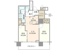 【愛知県/名古屋市中区錦】プラウドタワー名古屋錦・オリマチ 間取り図