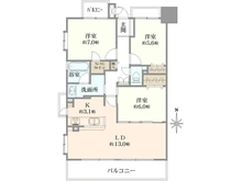 【愛知県/名古屋市昭和区広路通】アイルシティ御器所II 間取り図