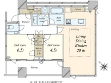 【東京都/港区虎ノ門】パークコート虎ノ門 間取り図