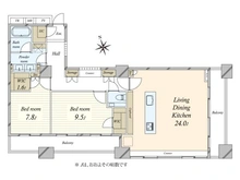【東京都/港区虎ノ門】グランスイート虎ノ門 間取り図