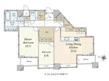 【東京都/港区赤坂】パークコート赤坂ザタワー 間取り図