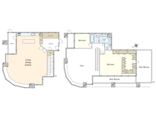 【東京都/港区虎ノ門】パークコート虎ノ門愛宕タワー 間取り図