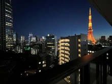 【東京都/港区虎ノ門】シティタワー虎ノ門 眺望：バルコニーから（夜景）