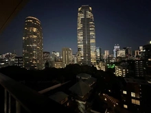 【東京都/港区虎ノ門】シティタワー虎ノ門 眺望：バルコニーから（夜景）