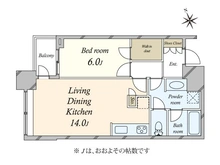 【東京都/港区虎ノ門】パークコート虎ノ門愛宕タワー 間取り図