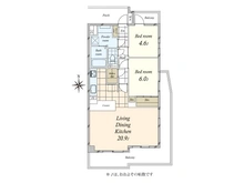 【東京都/目黒区中根】コスモ都立大学 間取り図