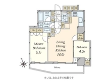 【東京都/港区西新橋】パークリュクス虎ノ門 間取り図