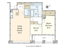 【東京都/港区虎ノ門】虎ノ門タワーズレジデンス 間取り図