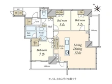 【東京都/港区虎ノ門】ブランズ愛宕虎ノ門 間取り図