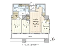 【東京都/港区東新橋】東京ツインパークス ライトウィング 間取り図