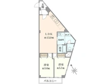 【神奈川県/横浜市中区山手町】山手町マンション 間取り図