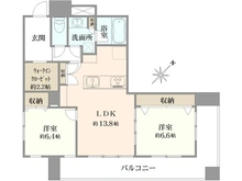 【神奈川県/横浜市中区住吉町】シャンローゼ関内 間取り図