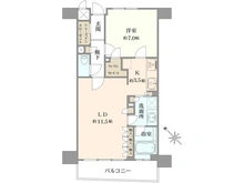 【神奈川県/横浜市中区扇町】フェリズ横浜公園 間取り図