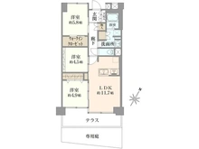 【神奈川県/横浜市中区山元町】根岸森林公園ハイツ 間取り図