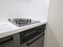 【神奈川県/横浜市中区南仲通】アール・ケープラザ横浜関内 キッチン：二口コンロ