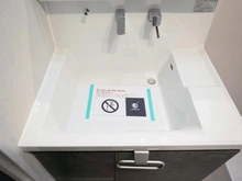 【神奈川県/横浜市鶴見区東寺尾中台】ダイアパレス東寺尾 洗面化粧台シンク