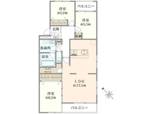 【神奈川県/横浜市中区本牧元町】サニーウェル三渓園西館 間取り図