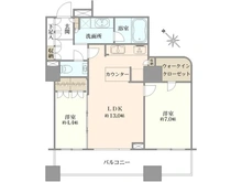 【神奈川県/横浜市中区山下町】プライマリーナ山下公園グレーシアタワー 間取り図