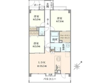 【神奈川県/横浜市中区滝之上】グランツオーベル横濱山手 間取り図