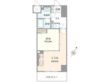 【神奈川県/横浜市中区万代町】フェリズ横浜関内 間取り図