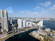 【神奈川県/横浜市中区北仲通】ザ・タワー横浜北仲 共用部：スカイテラスからの眺望
