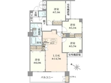 【神奈川県/横浜市南区井土ケ谷中町】セントラルコート横濱井土ヶ谷 間取り図
